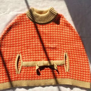 Janie and Jack houndtooth cape